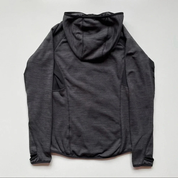 H&M Sport Fitted Fleece Gym Jacket in Dark Grey Marl Athletic Sportswear Size S - Picture 6 of 14